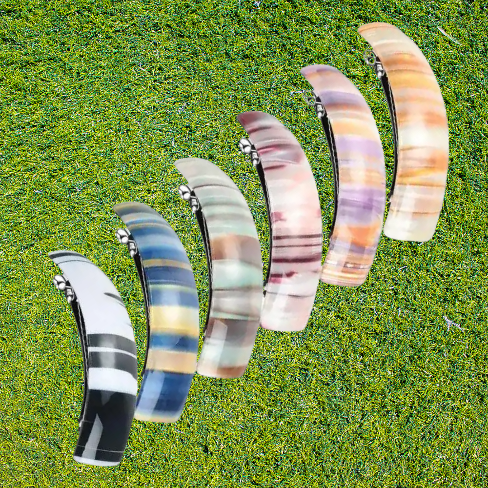 barrette couleur vertical exposer sur gazon lot 6