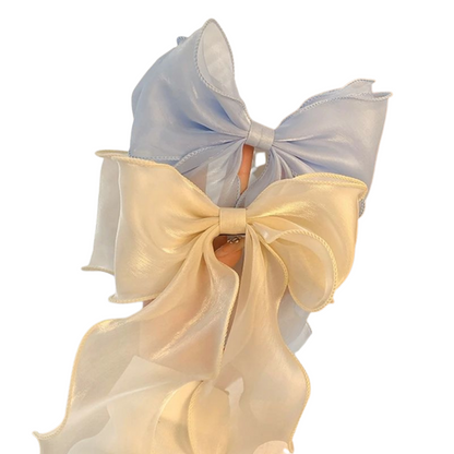 acheter barrette cheveux champagne et bleu en lot de 2
