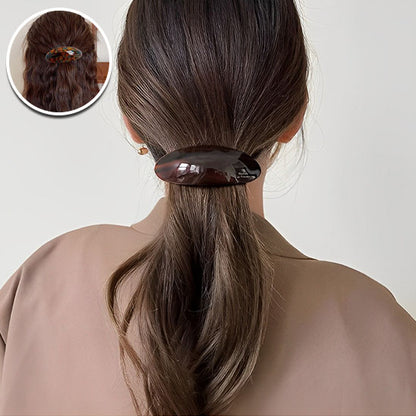 barrette cheveux femme dos queue cheval