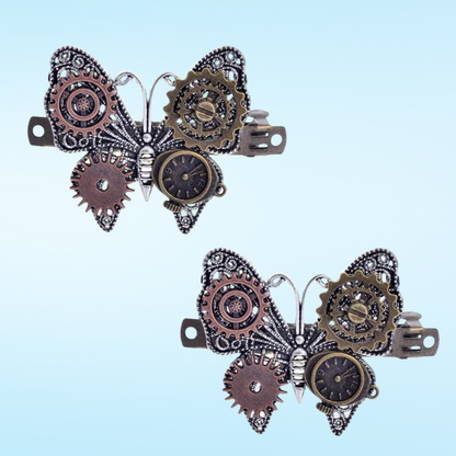 barrette cheveux femme papillon métal acheter lot 2