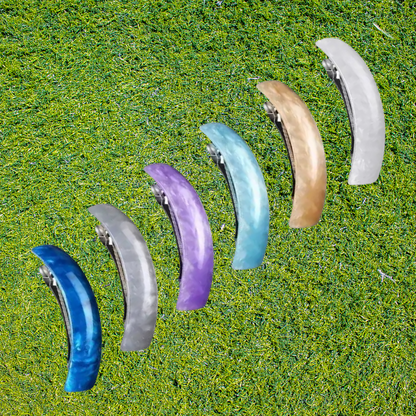 barrette couleur bleu exposer sur gazon lot 6