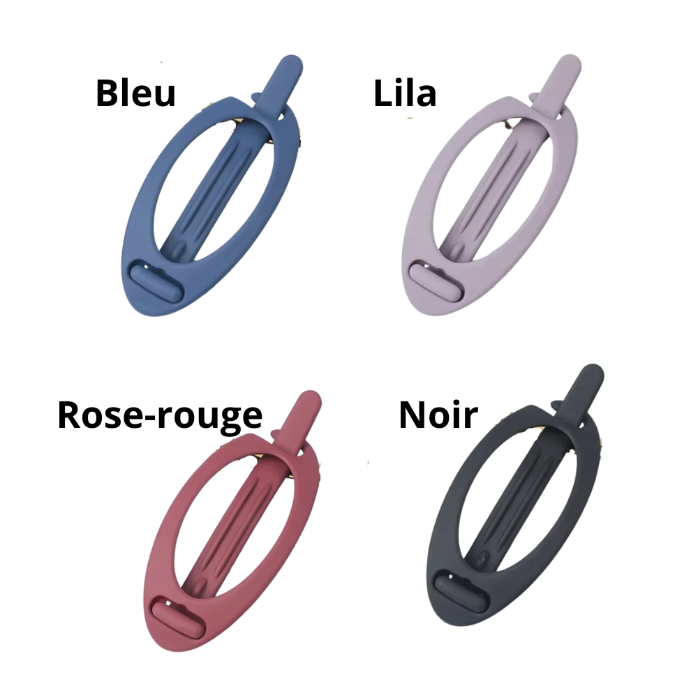 barrette couleur bleu lila rose rouge noir