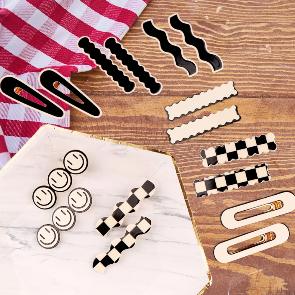 barrette oubliée sur table de cuisine