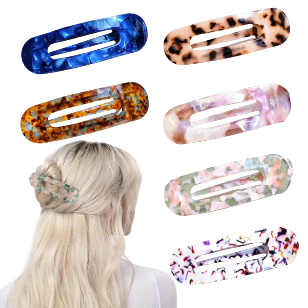 femme porte barrette cheveux femme vois aussi 6 couleurs différentes
